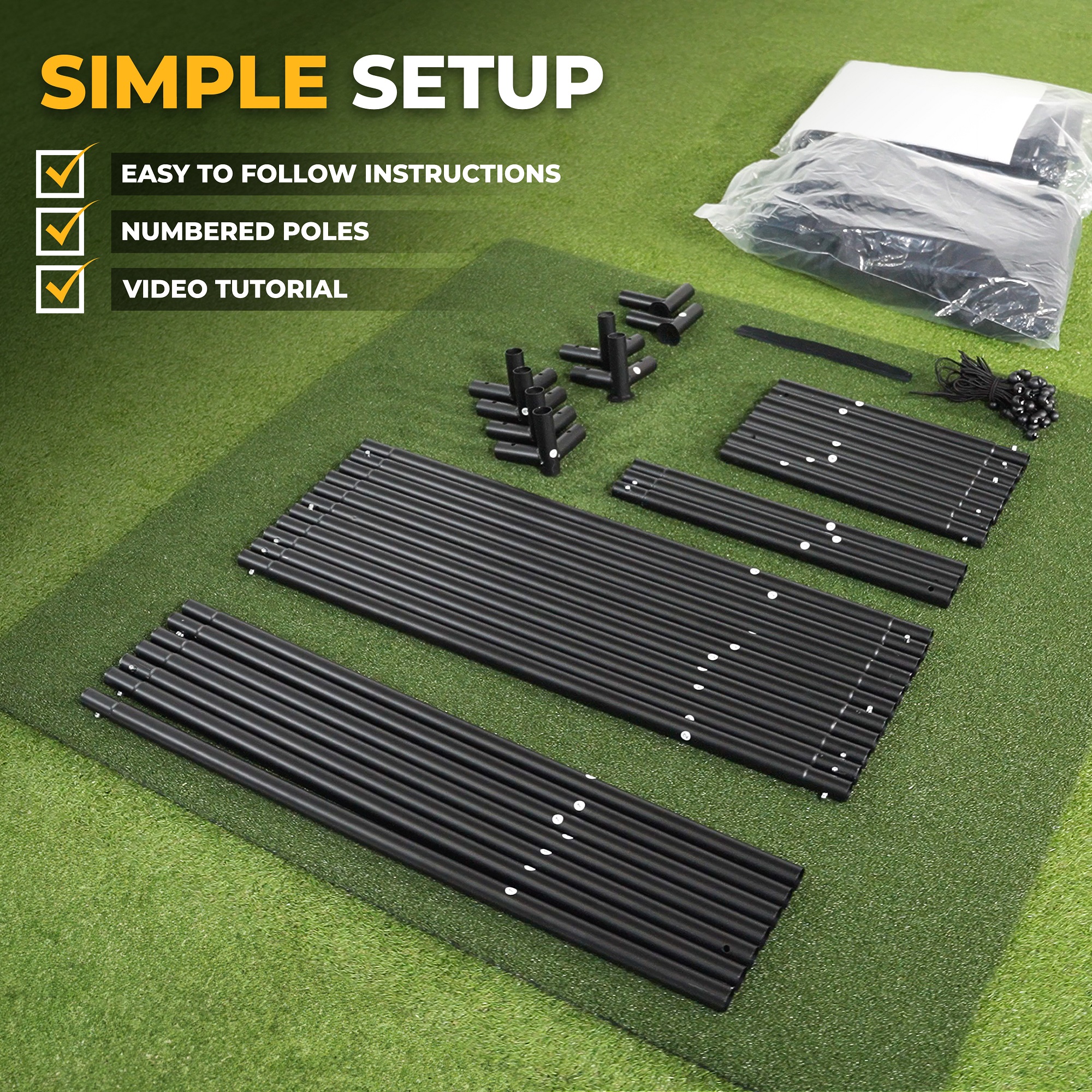 SimSpace Golf Enclosure SIM/001 (8' 6'' x 8' 2'' x 4' 11